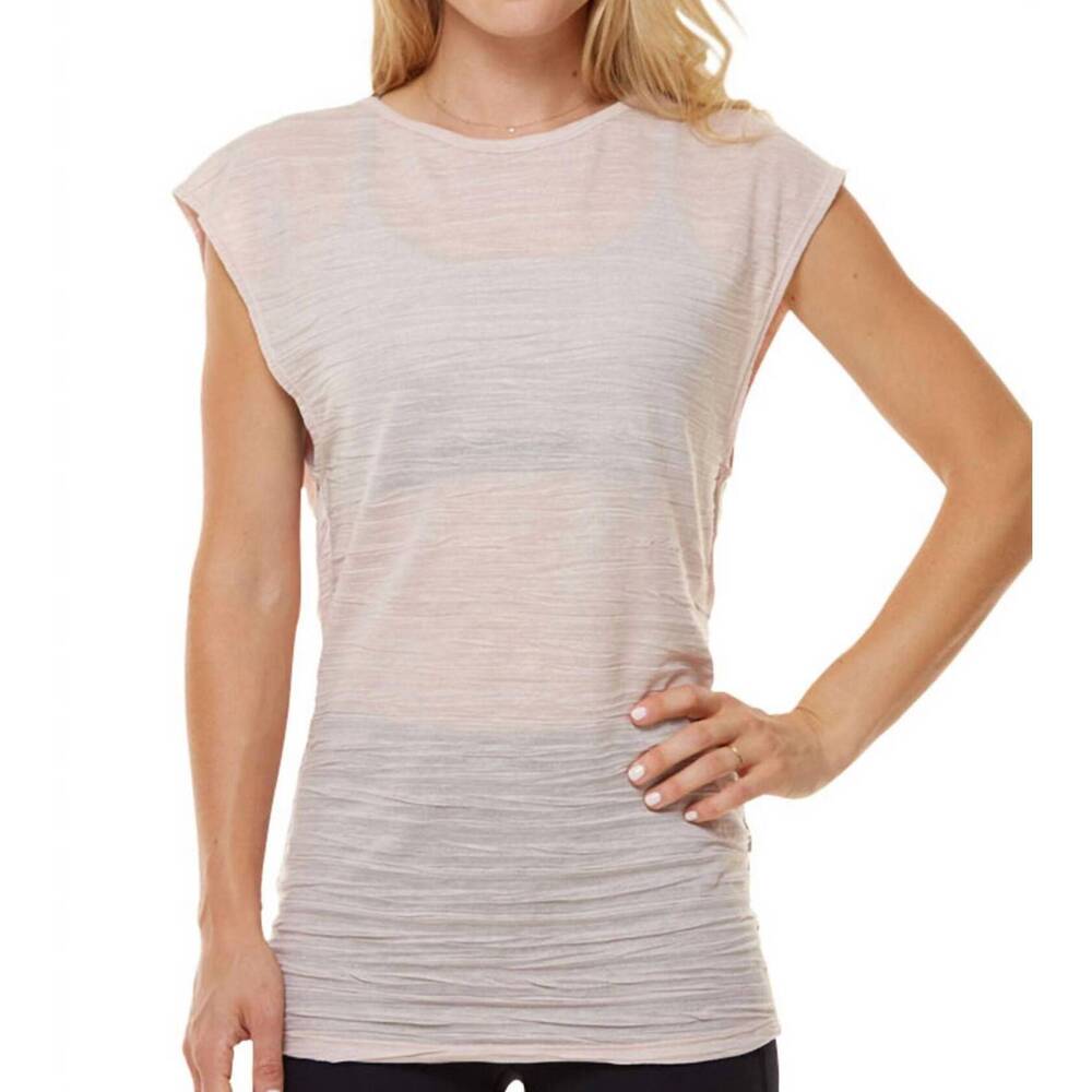 NEW SHAPE ACTIVE twist athletic tank top in bellini